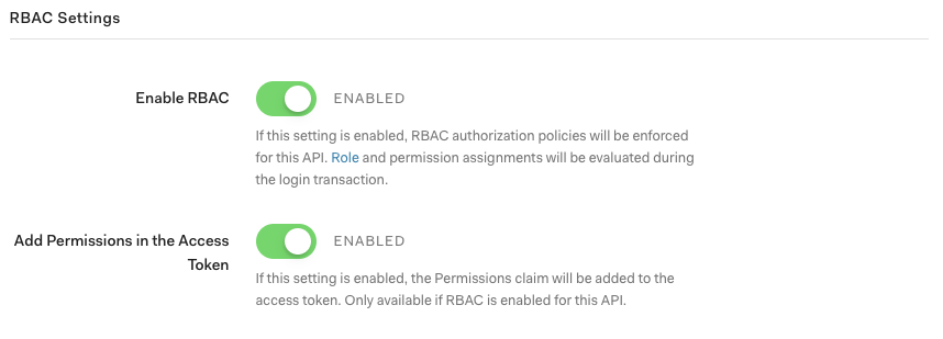 API Settings