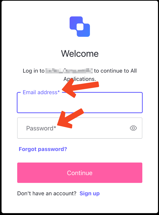 Auth0 Support Center - Asterisk (*) Symbol on the Login Widget