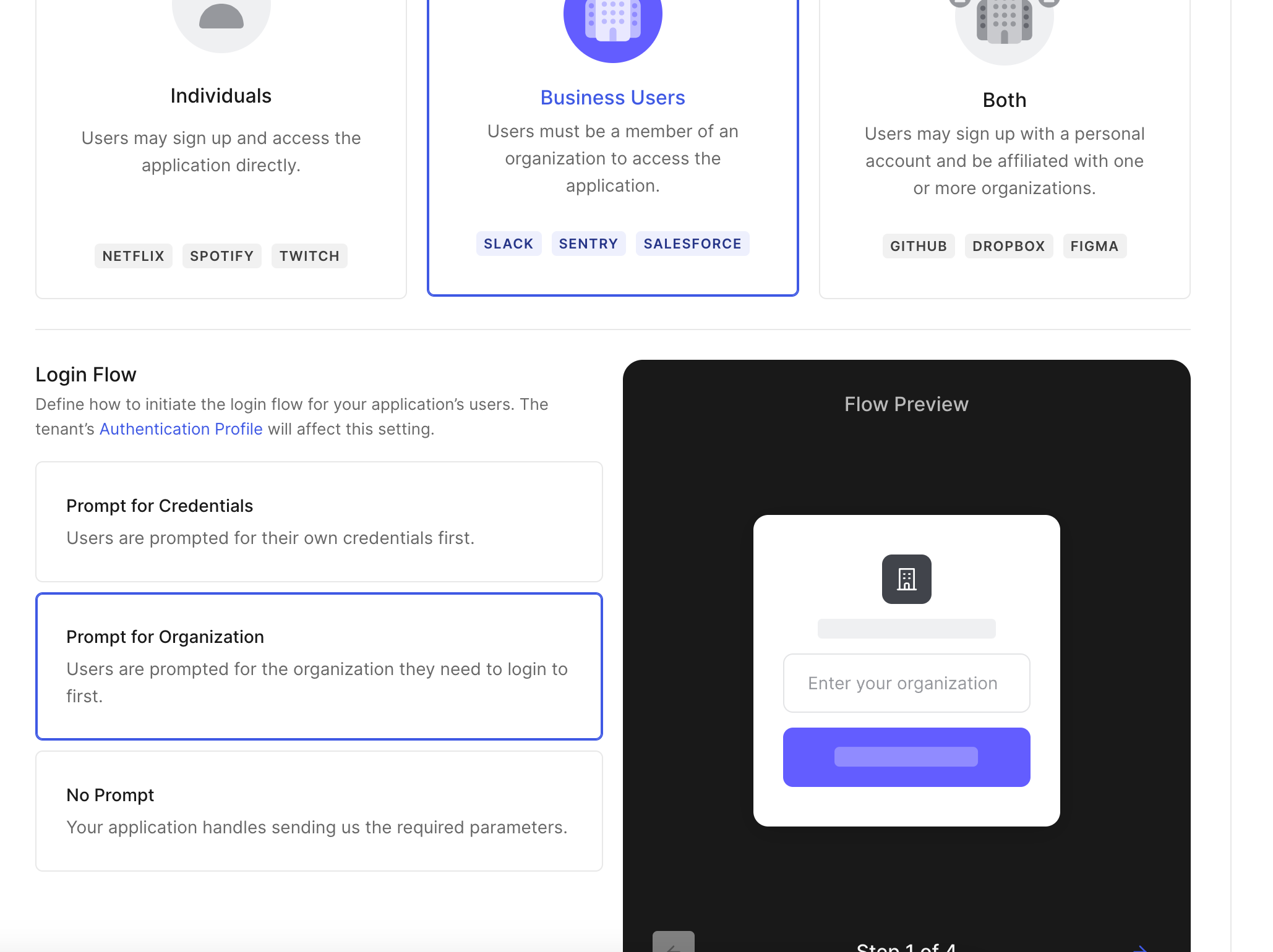 Universal Login Experience