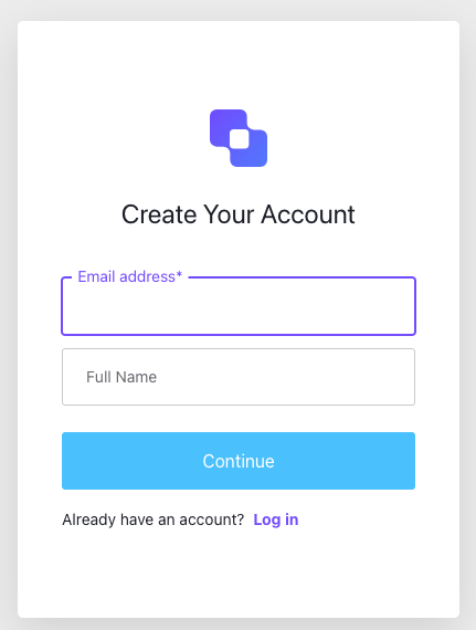 Signup Password Screen