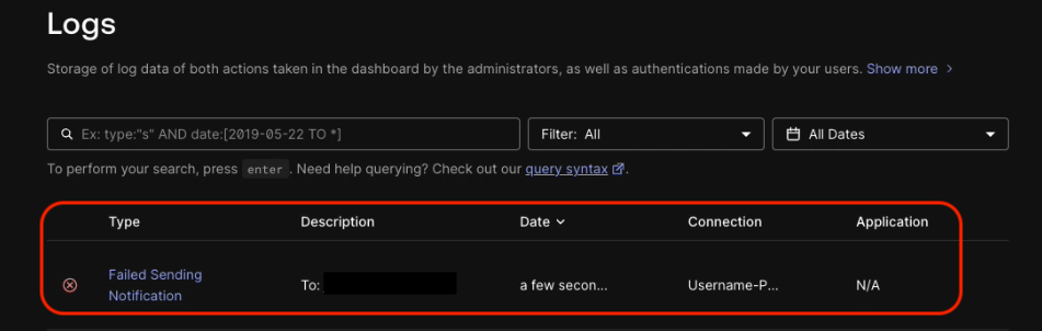 Log Type Name