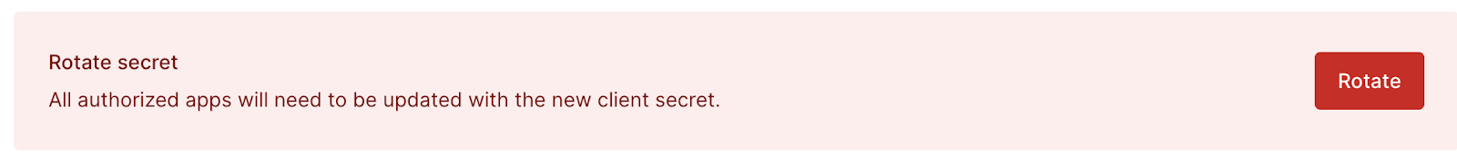 Rotate Secret error