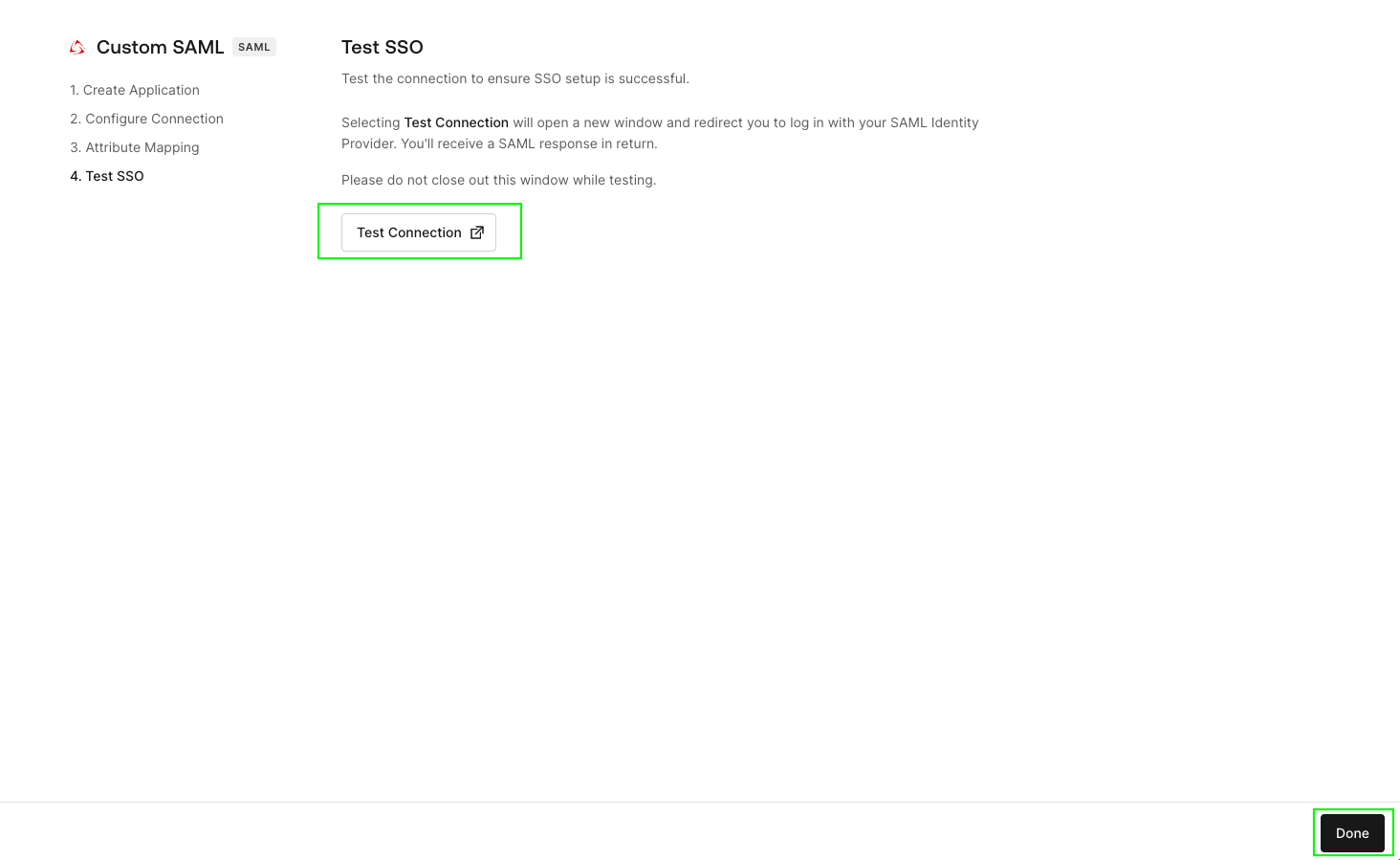 Custom SAML