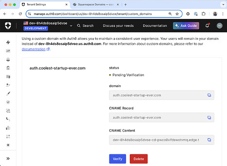 Add Custom Domain