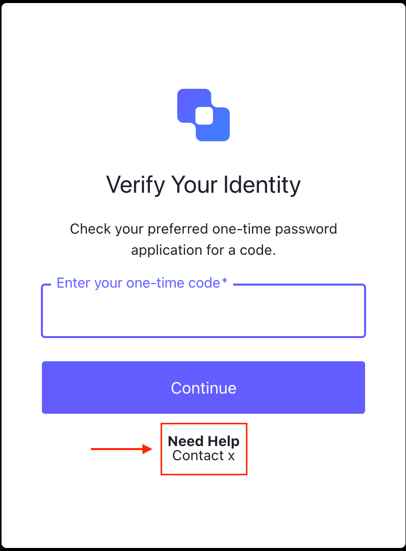 Verify your identity
