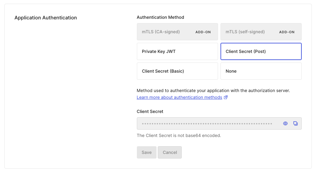 Authentication Method