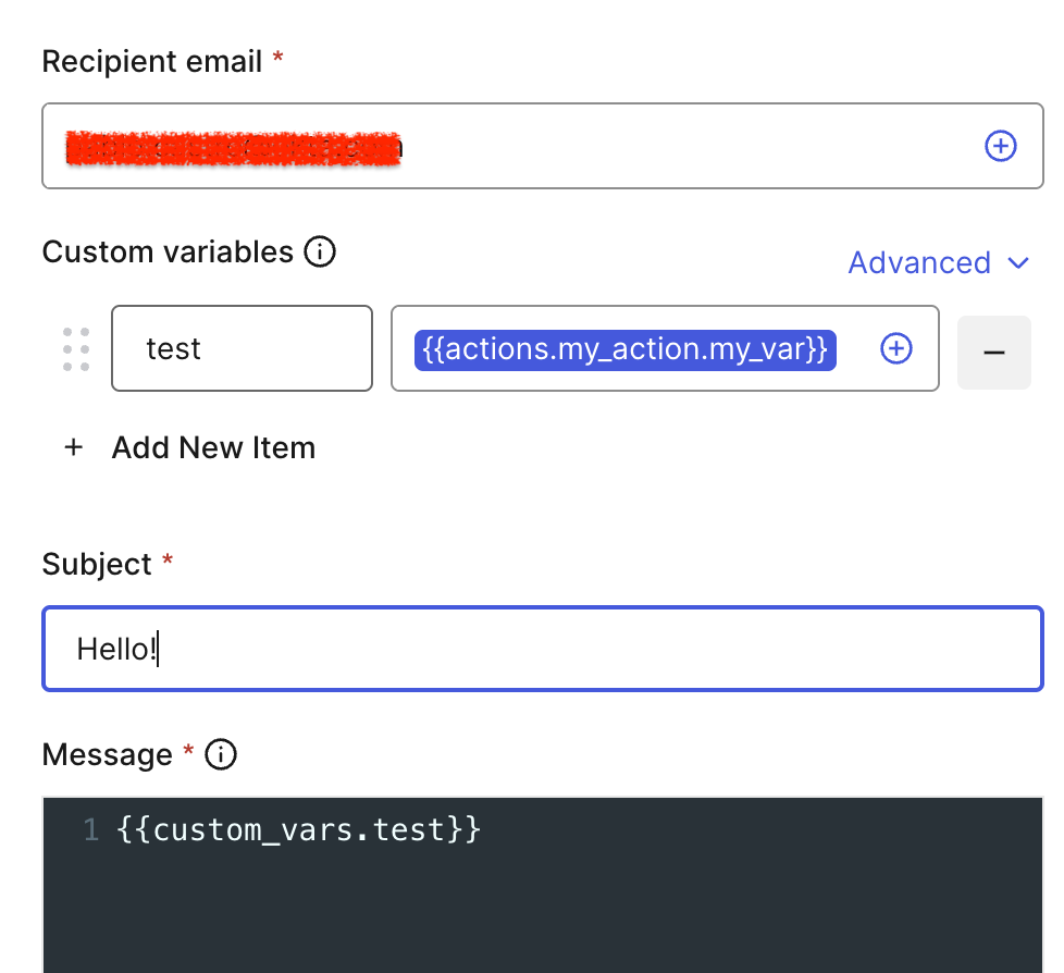 custom_vars parameter