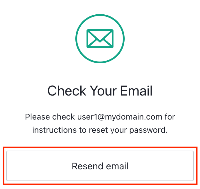 Resend email