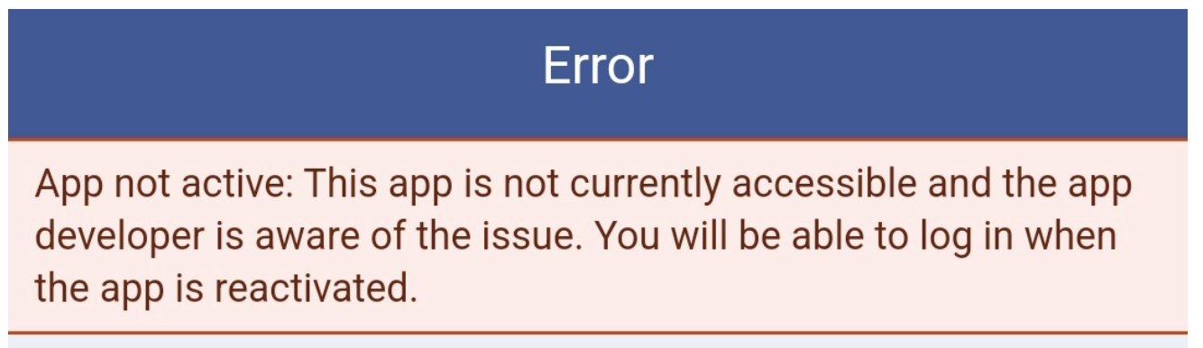Facebook Auth0 Error
