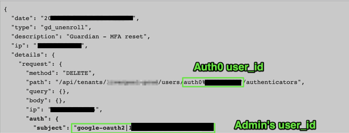 Tenant Logs