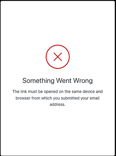 Something Went Wrong