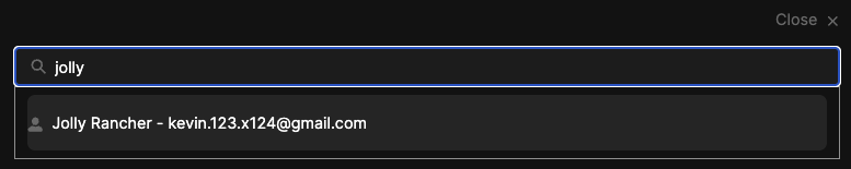 Search for Contact